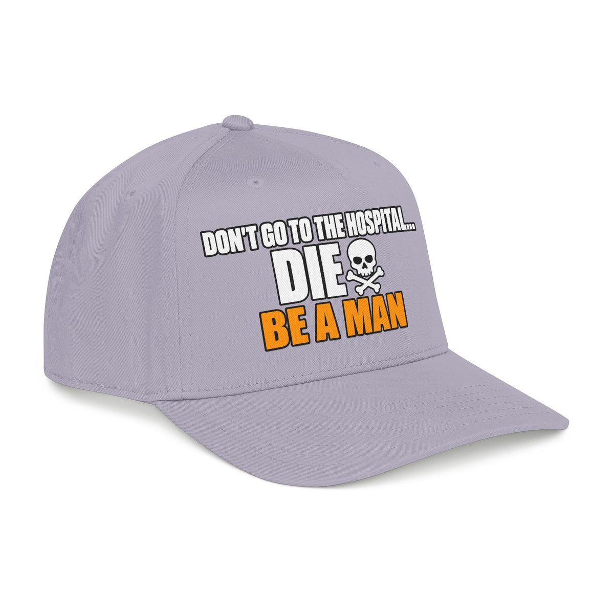 Dont Go to the Hospital - White Outlined - OTTO Baseball Hat