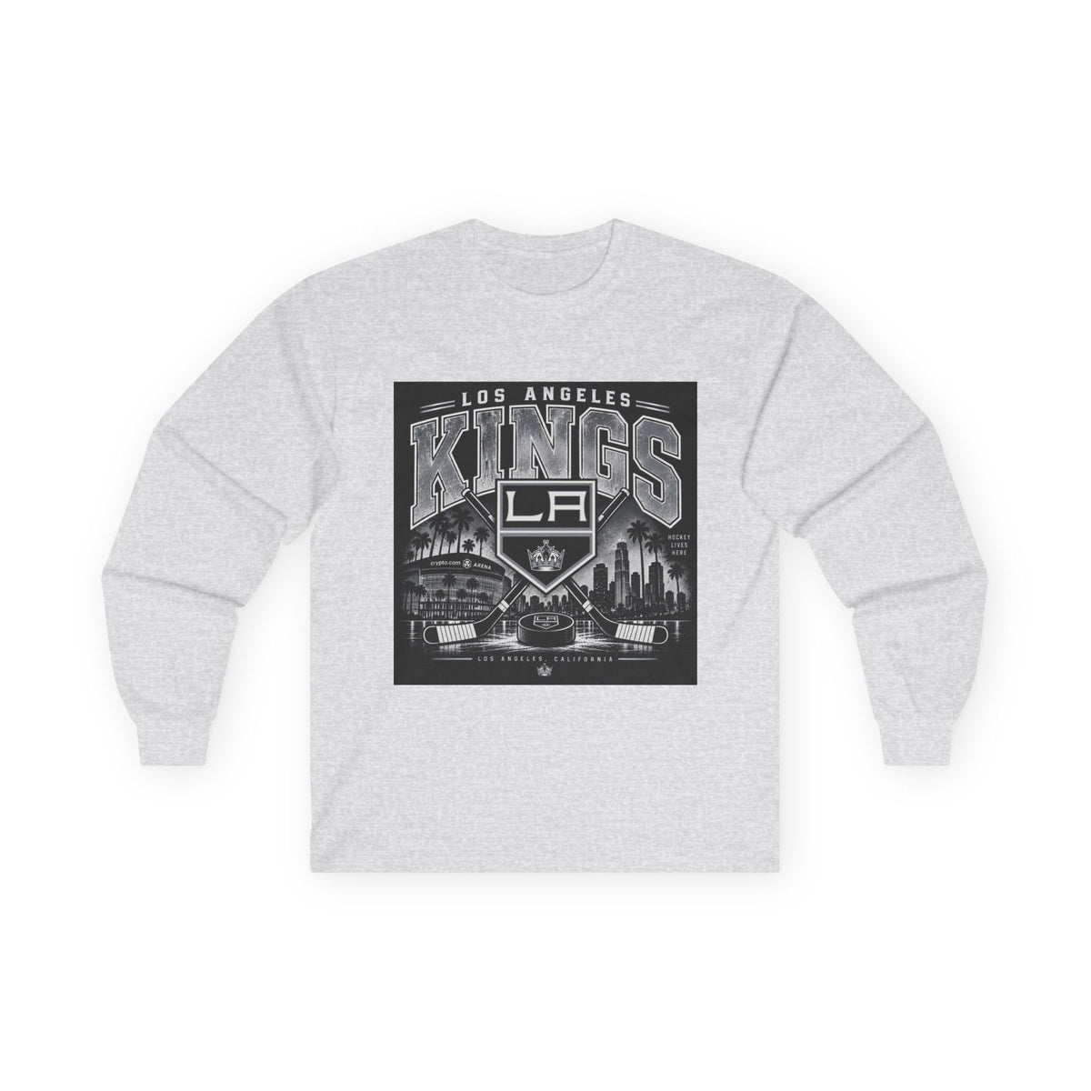 LA Kings Hockey Lives Here - Unisex Ultra Cotton Long Sleeve Tee