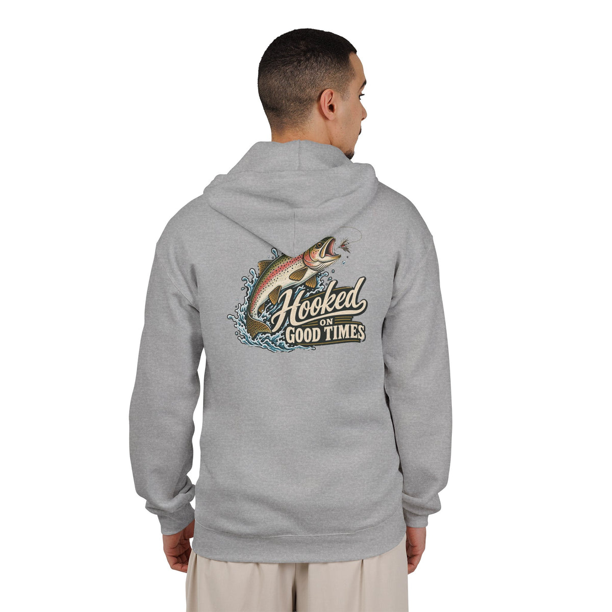 Hooked on Good Times - Full-Zip Hooded Sweatshirt