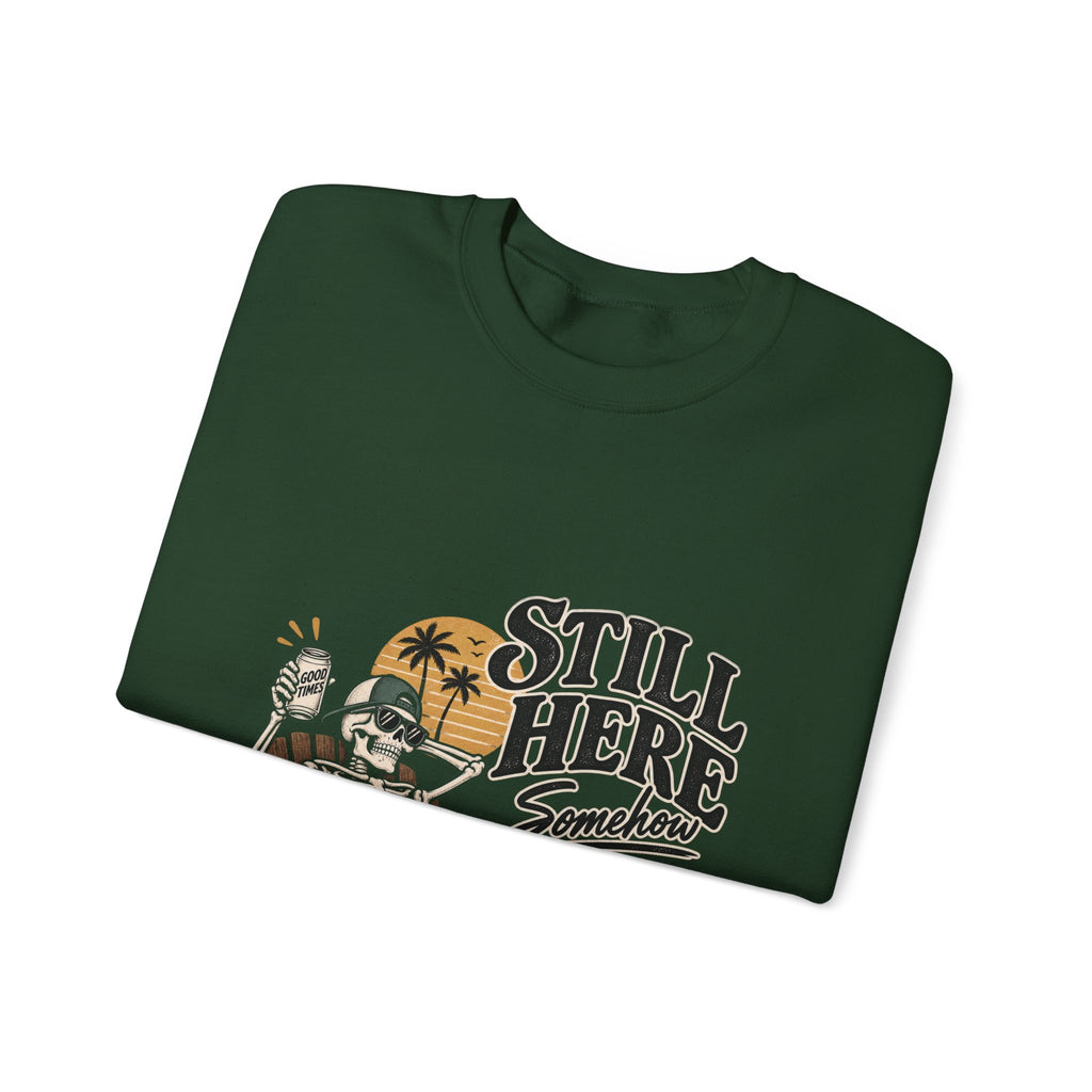 Still Here Somehow - Crewneck Sweatshirt