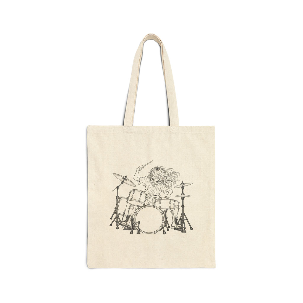 Drummer Sketch - Canvas Tote