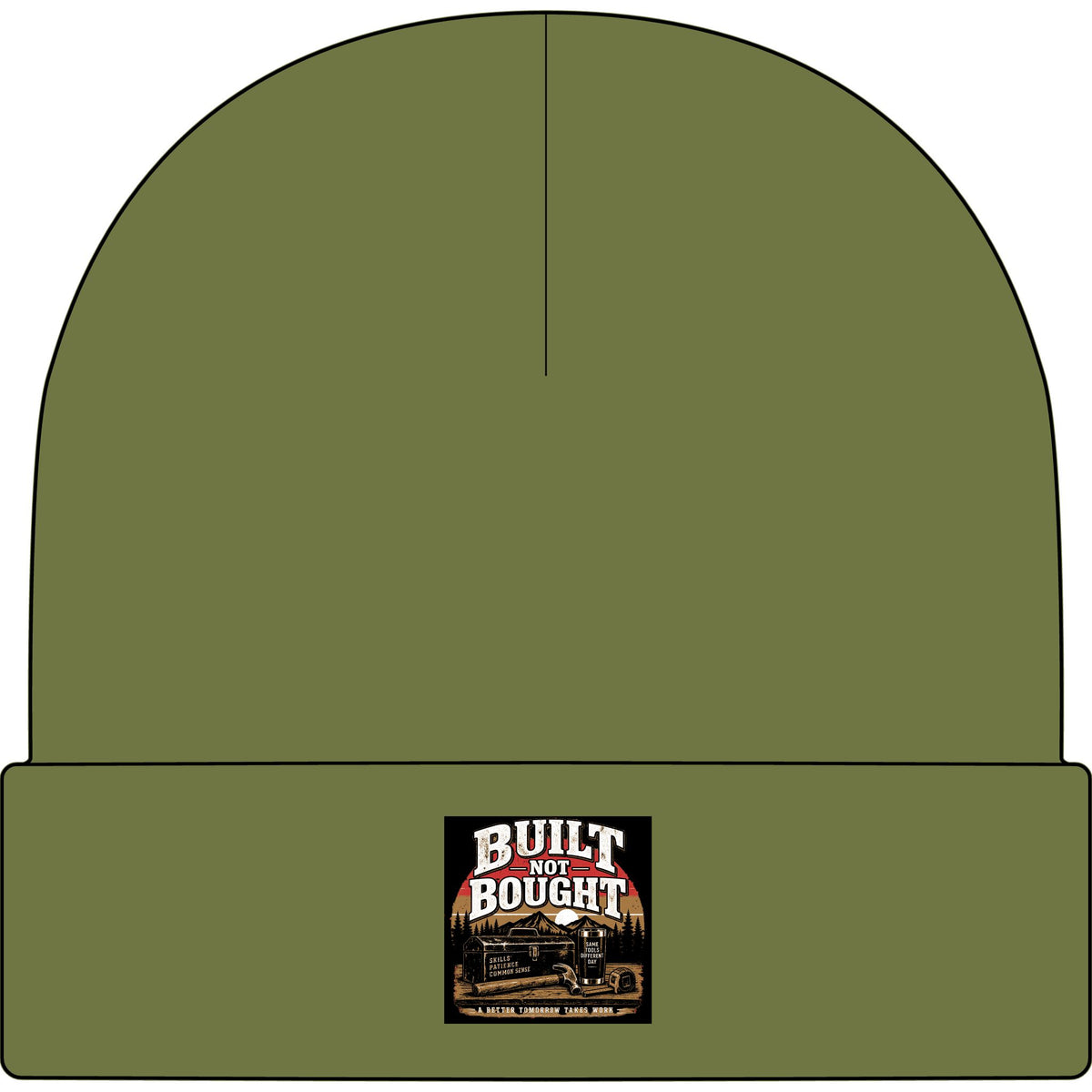 Built Not Bought - AS Colour 1107 Cuff Beanie