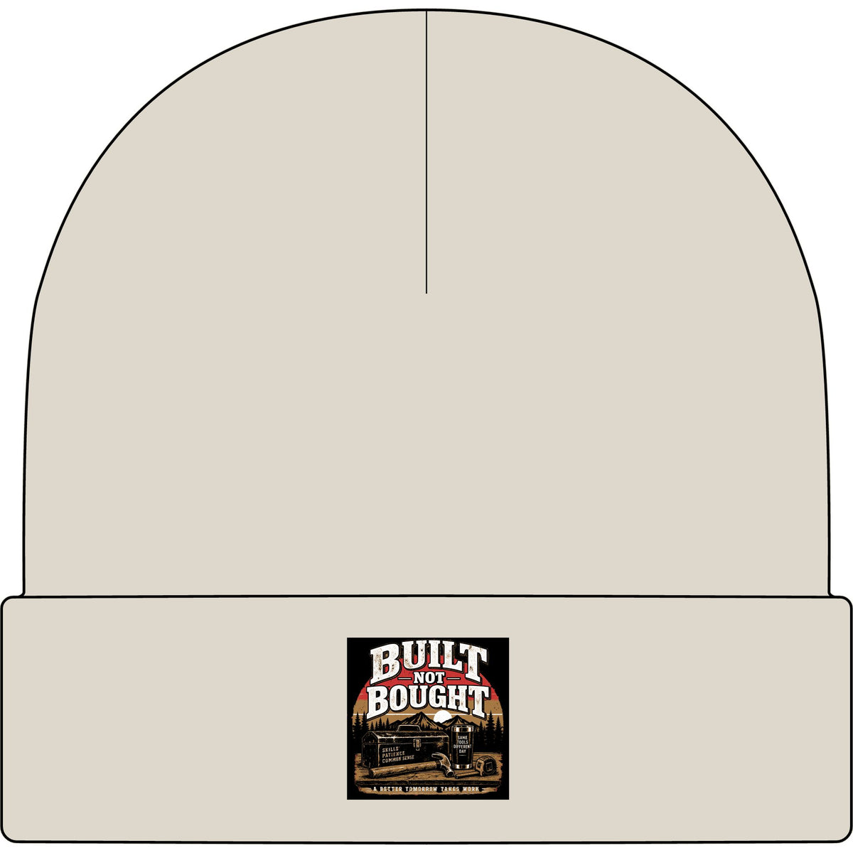 Built Not Bought - AS Colour 1107 Cuff Beanie