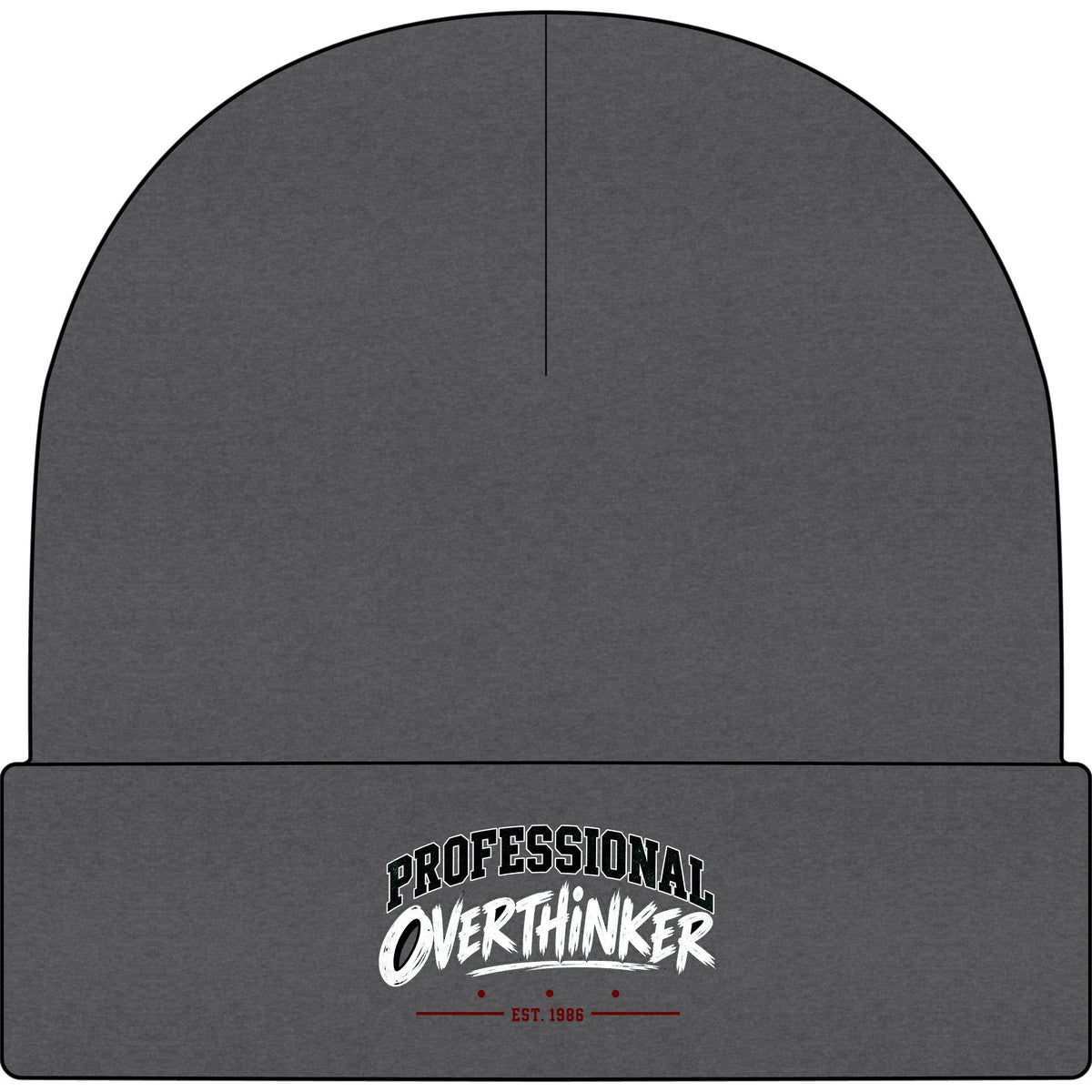 Professional Overthinker - AS Colour 1107 Cuff Beanie