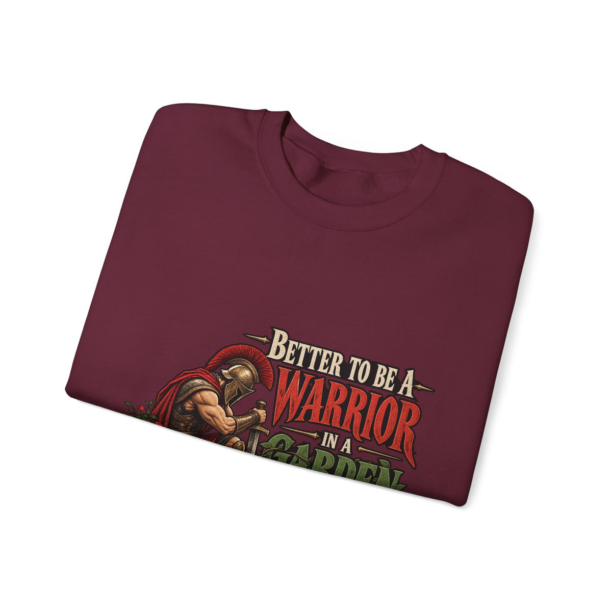 Warrior In A Garden - Crewneck Sweatshirt