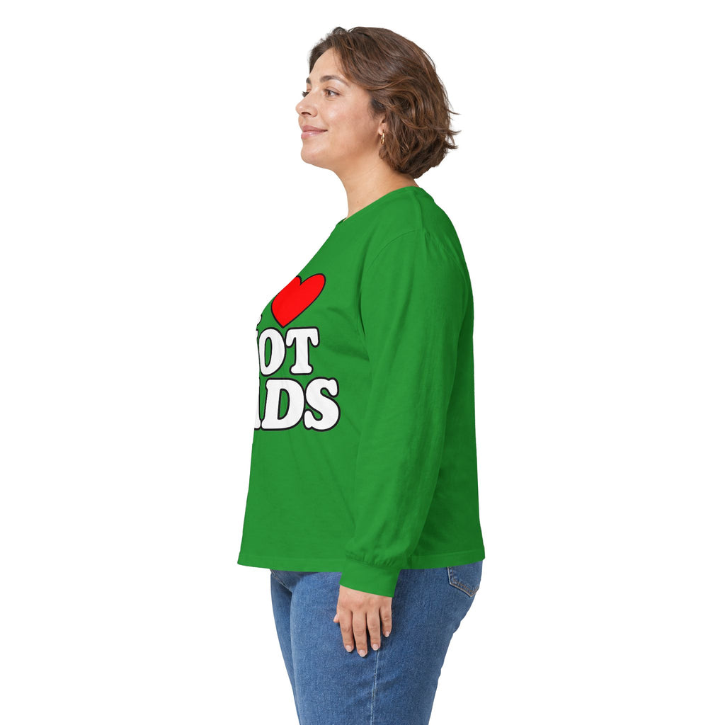 I Love Hot Dads - Unisex Ultra Cotton Long Sleeve Tee