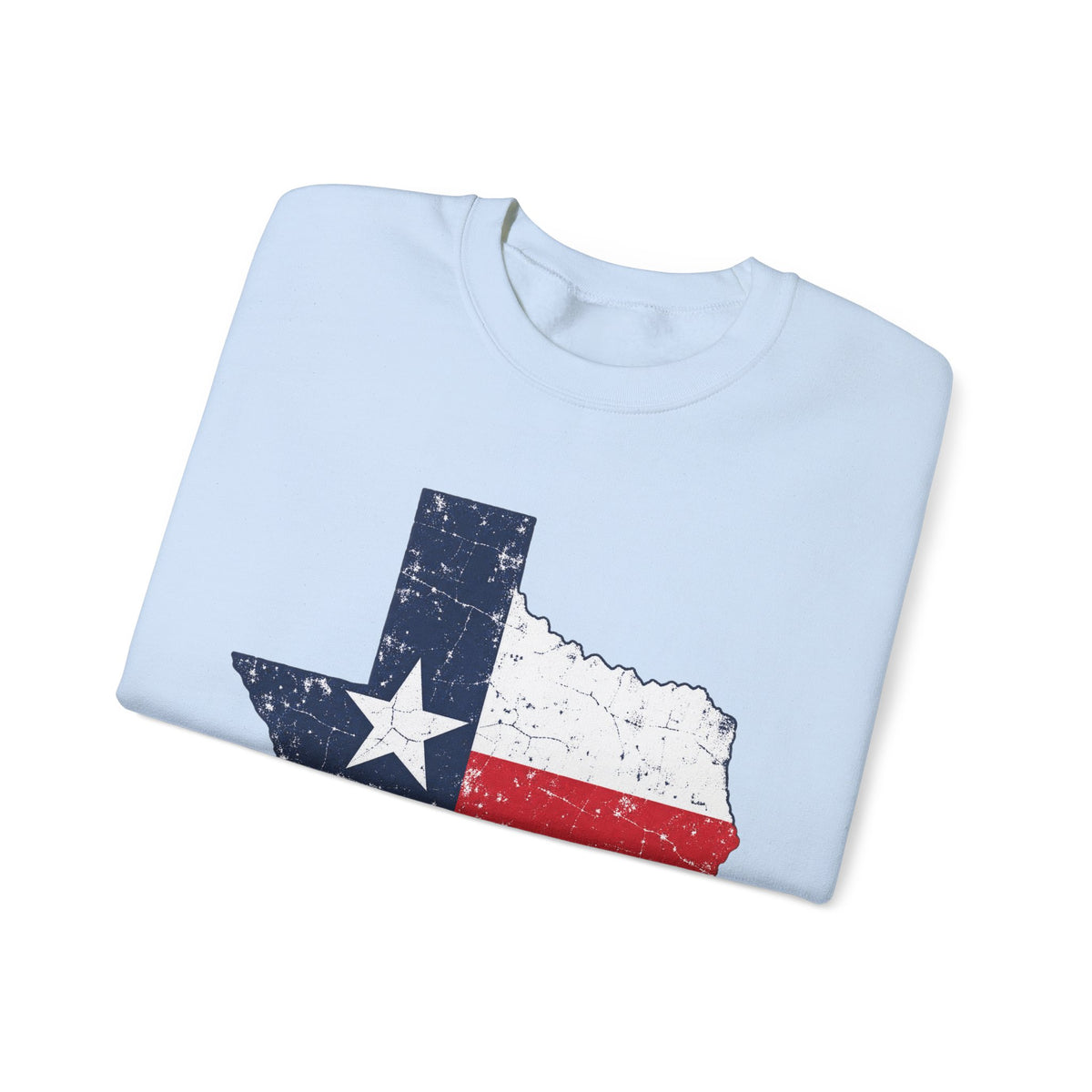 Weathered Texas Flag - Crewneck Sweatshirt