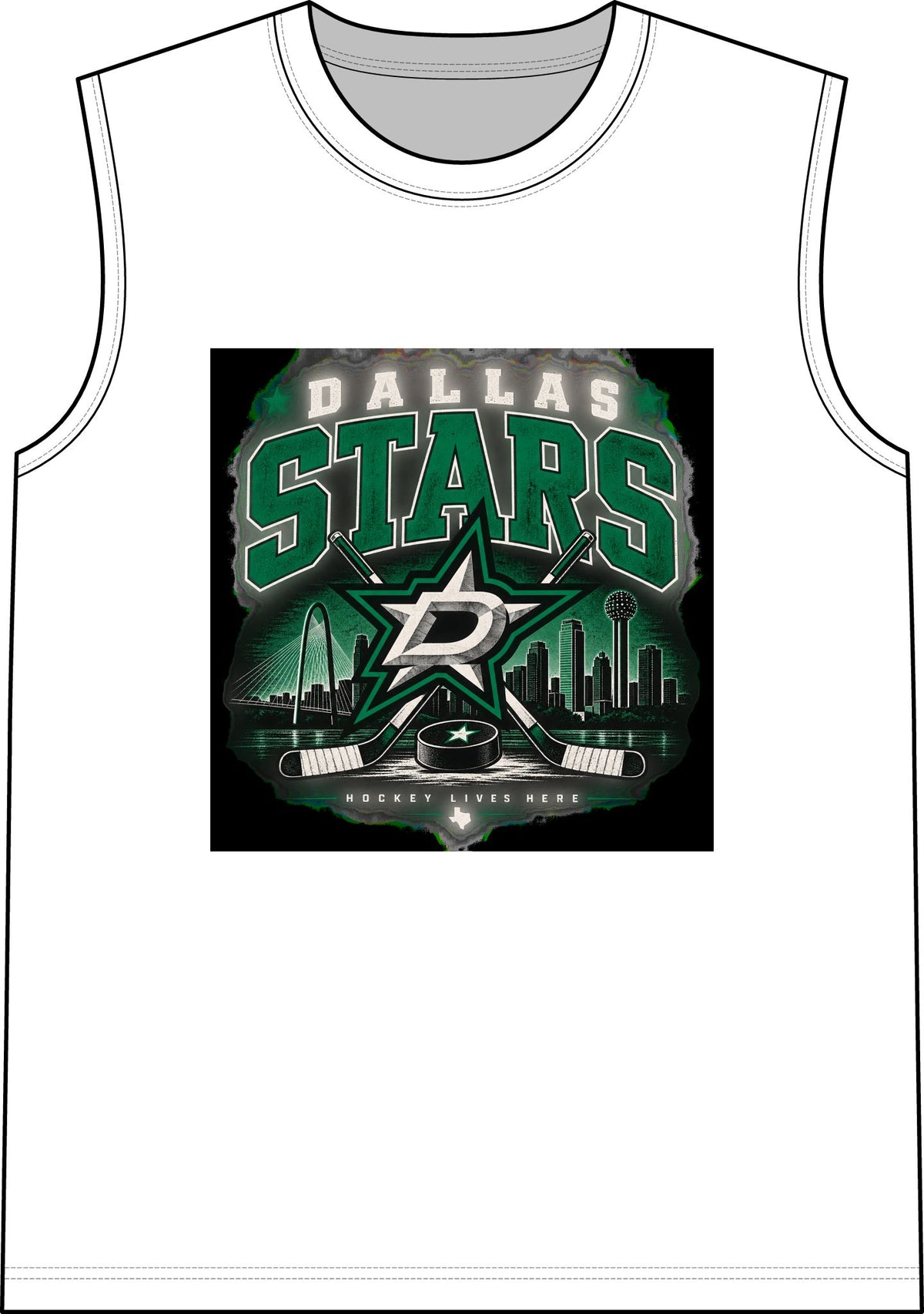 Dallas Stars Hockey Lives - Classic Tank