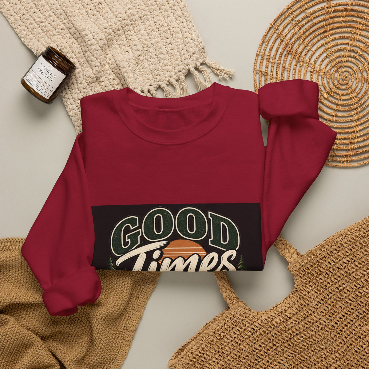 Good Times Questionable Decisions - Crewneck Sweatshirt