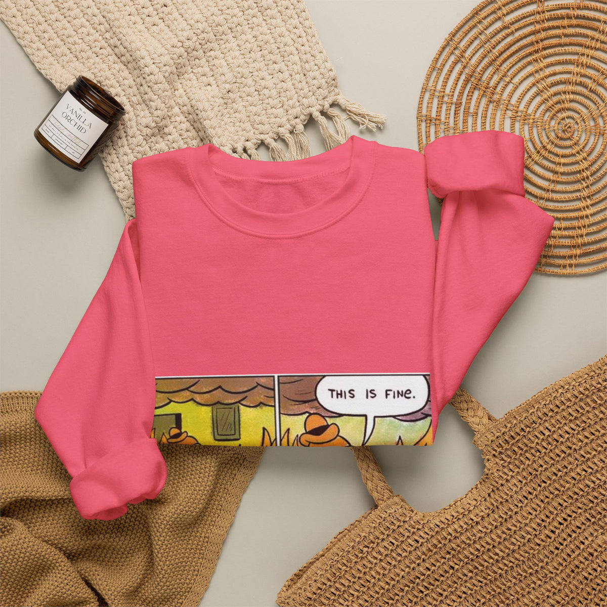 This Is Fine - Crewneck Sweatshirt