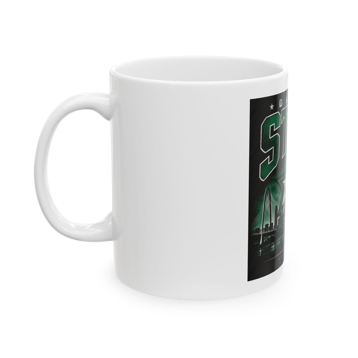 Dallas Stars Skyline Tee - Ceramic Mug 11oz and 15oz