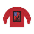 Old Glory Eagle - Unisex Ultra Cotton Long Sleeve Tee