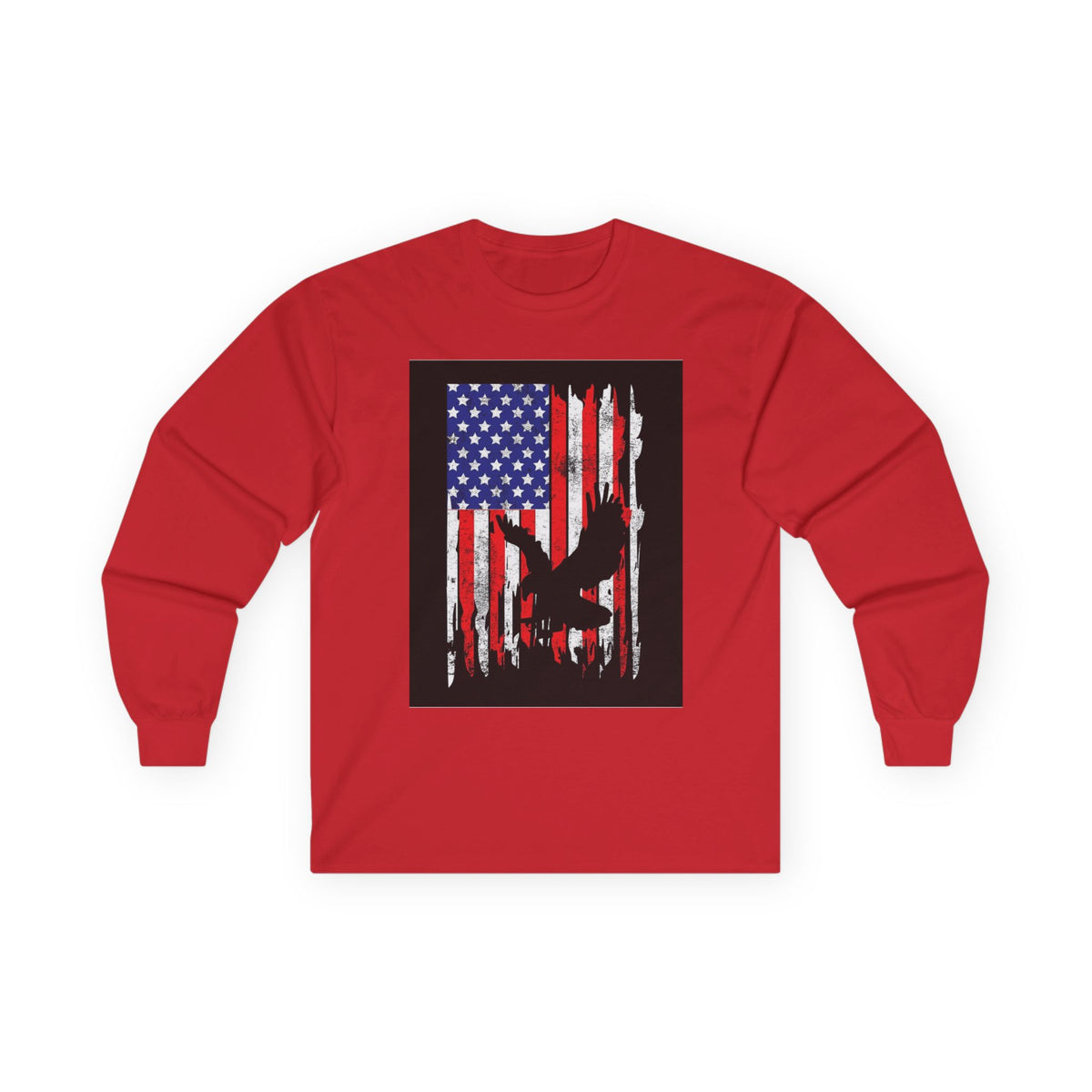 Old Glory Eagle - Unisex Ultra Cotton Long Sleeve Tee