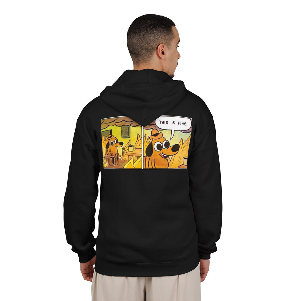 This Is Fine - Full-Zip Hooded Sweatshirt