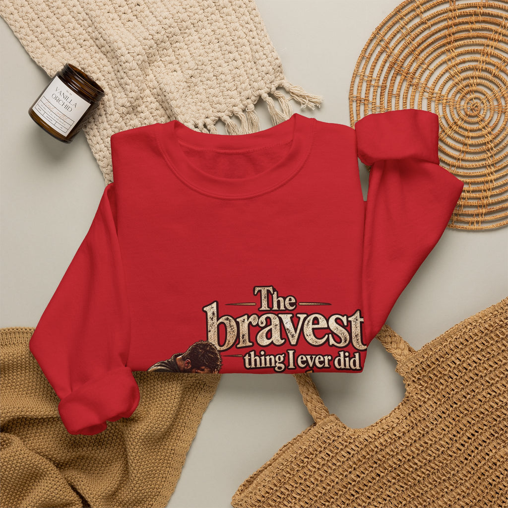 The Bravest Thing I Ever Did Was Keep Living - Crewneck Sweatshirt
