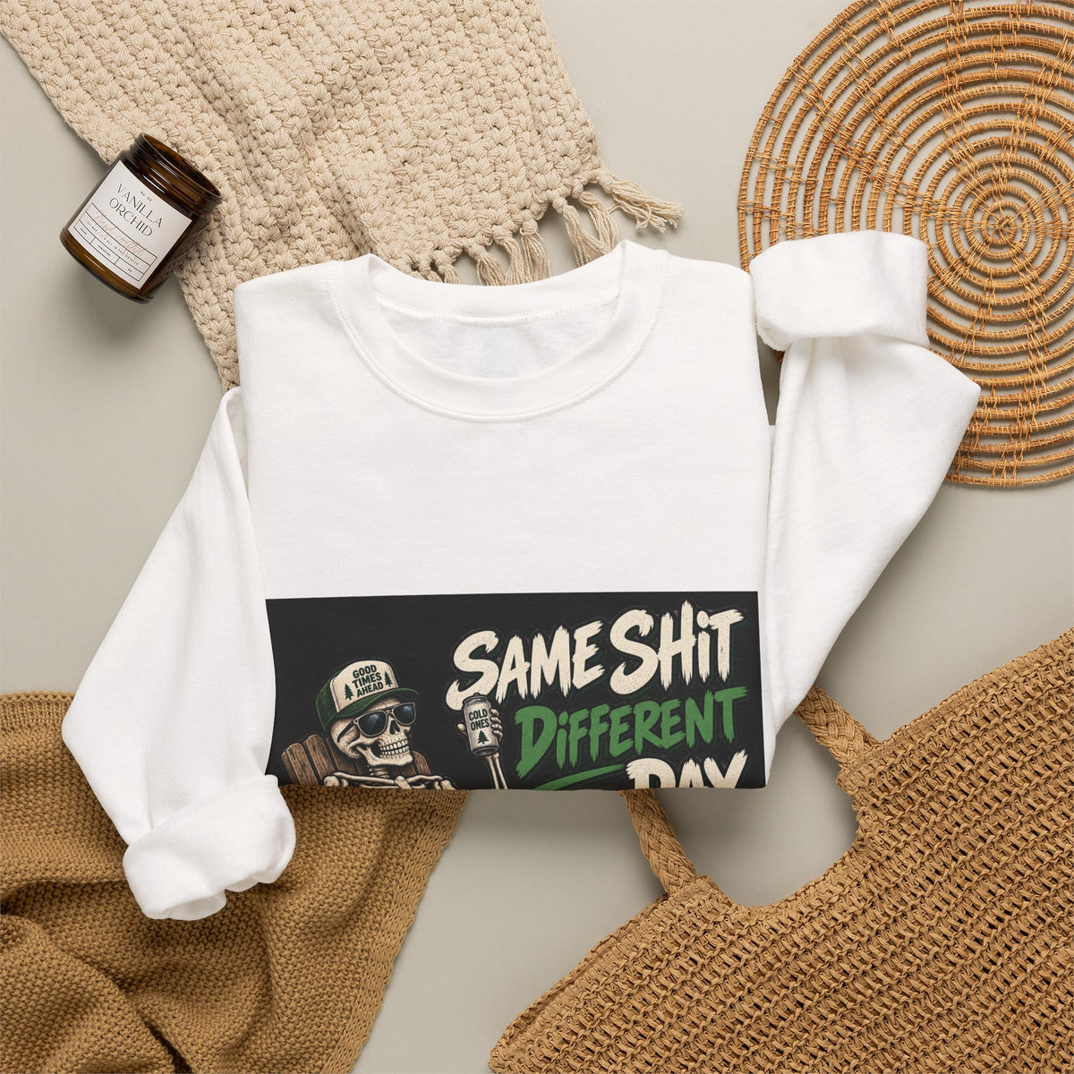 Same Shit Different Day - Crewneck Sweatshirt