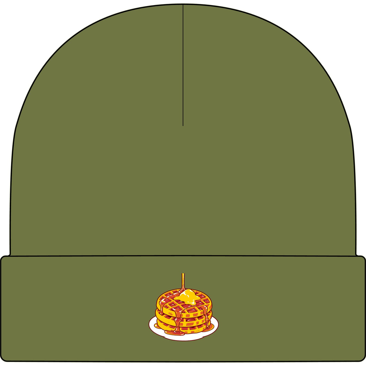 Cartoon Waffles - AS Colour 1107 Cuff Beanie