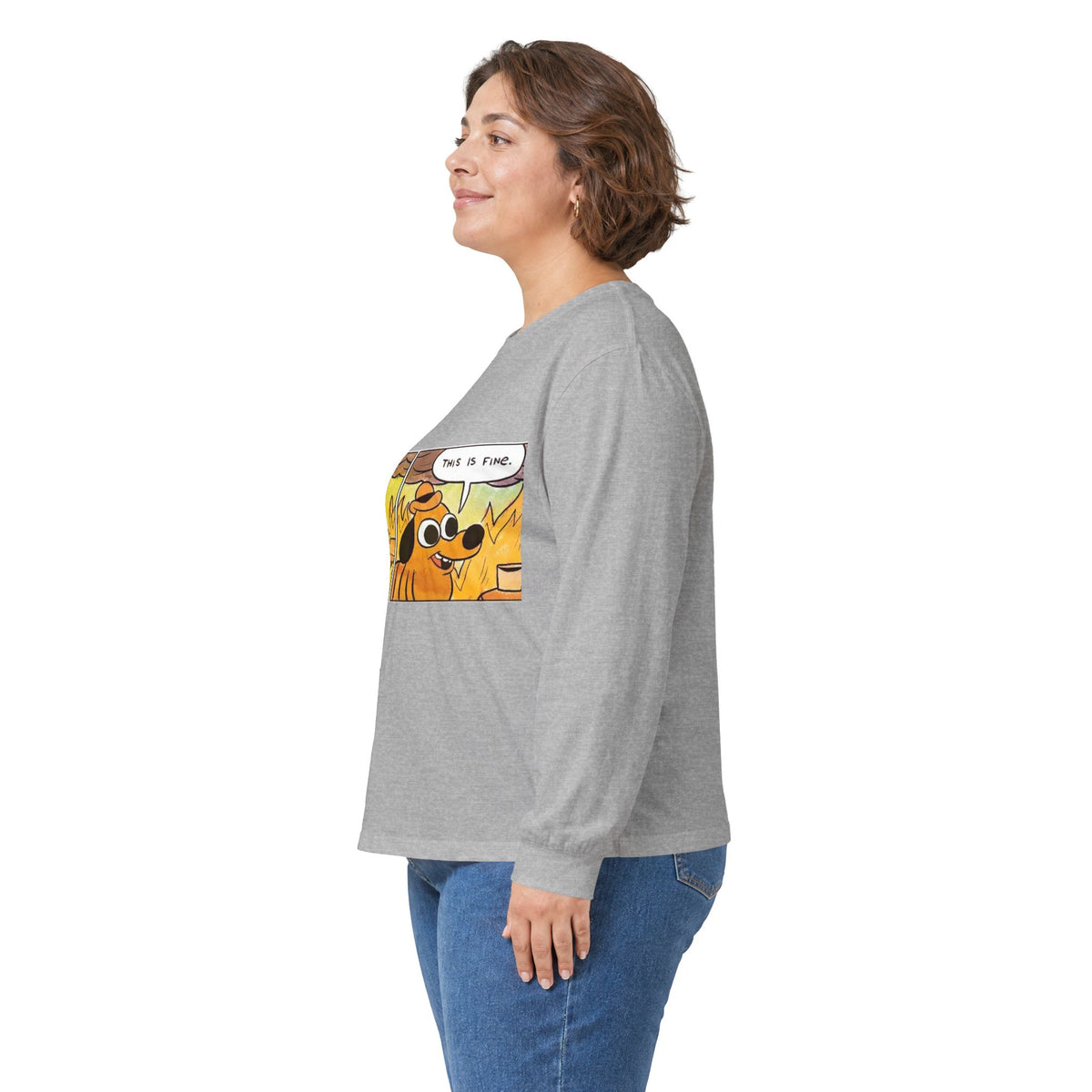 This Is Fine - Unisex Ultra Cotton Long Sleeve Tee