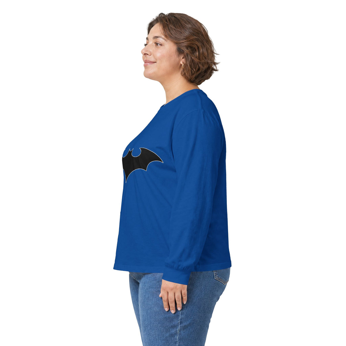 Midnight Bat Emblem - Unisex Ultra Cotton Long Sleeve Tee