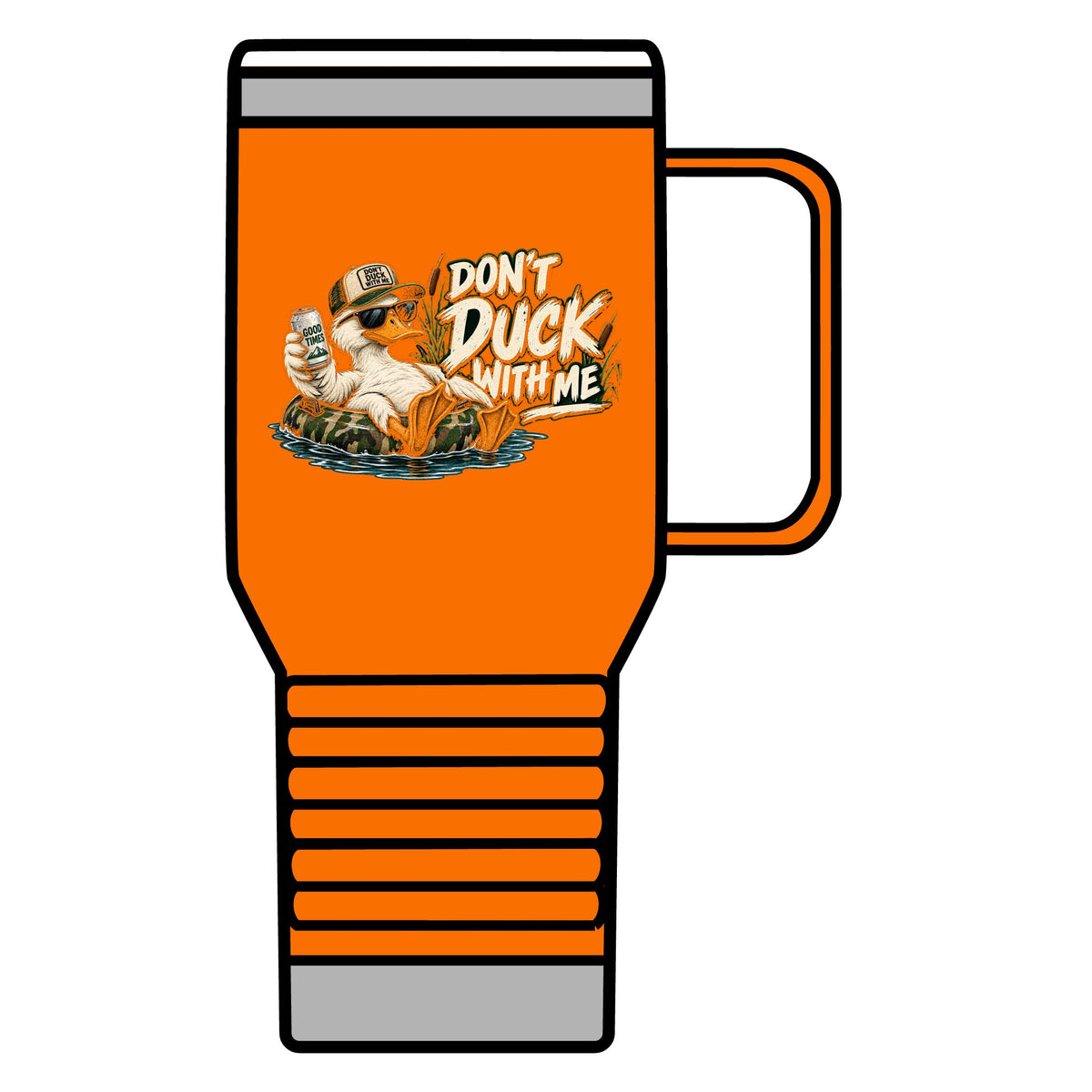 Duck With Me Camo - 20oz Insulated Mug