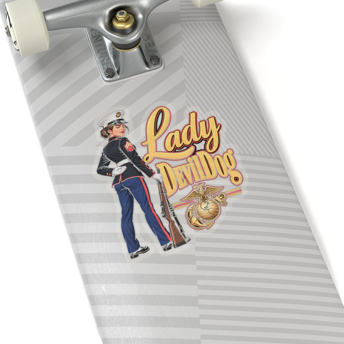Lady Devil Dog - Kiss-Cut Sticker