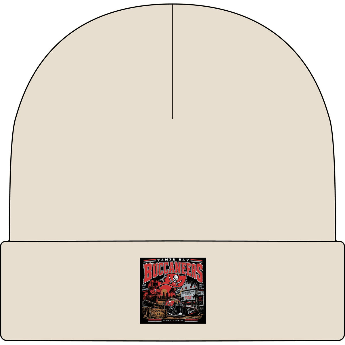 Tampa Bay Buccaneers Pirate Heritage - AS Colour 1107 Cuff Beanie