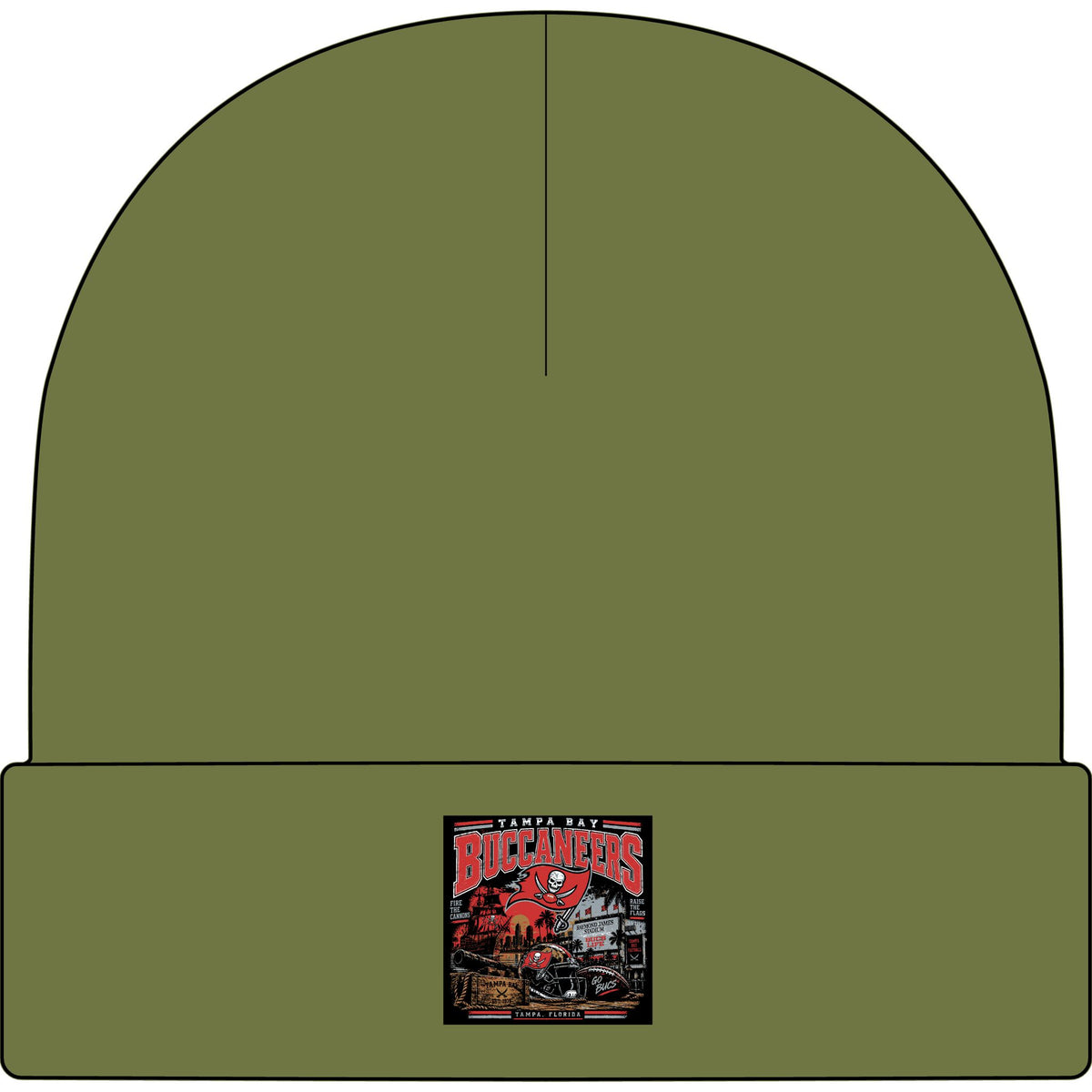 Tampa Bay Buccaneers Pirate Heritage - AS Colour 1107 Cuff Beanie