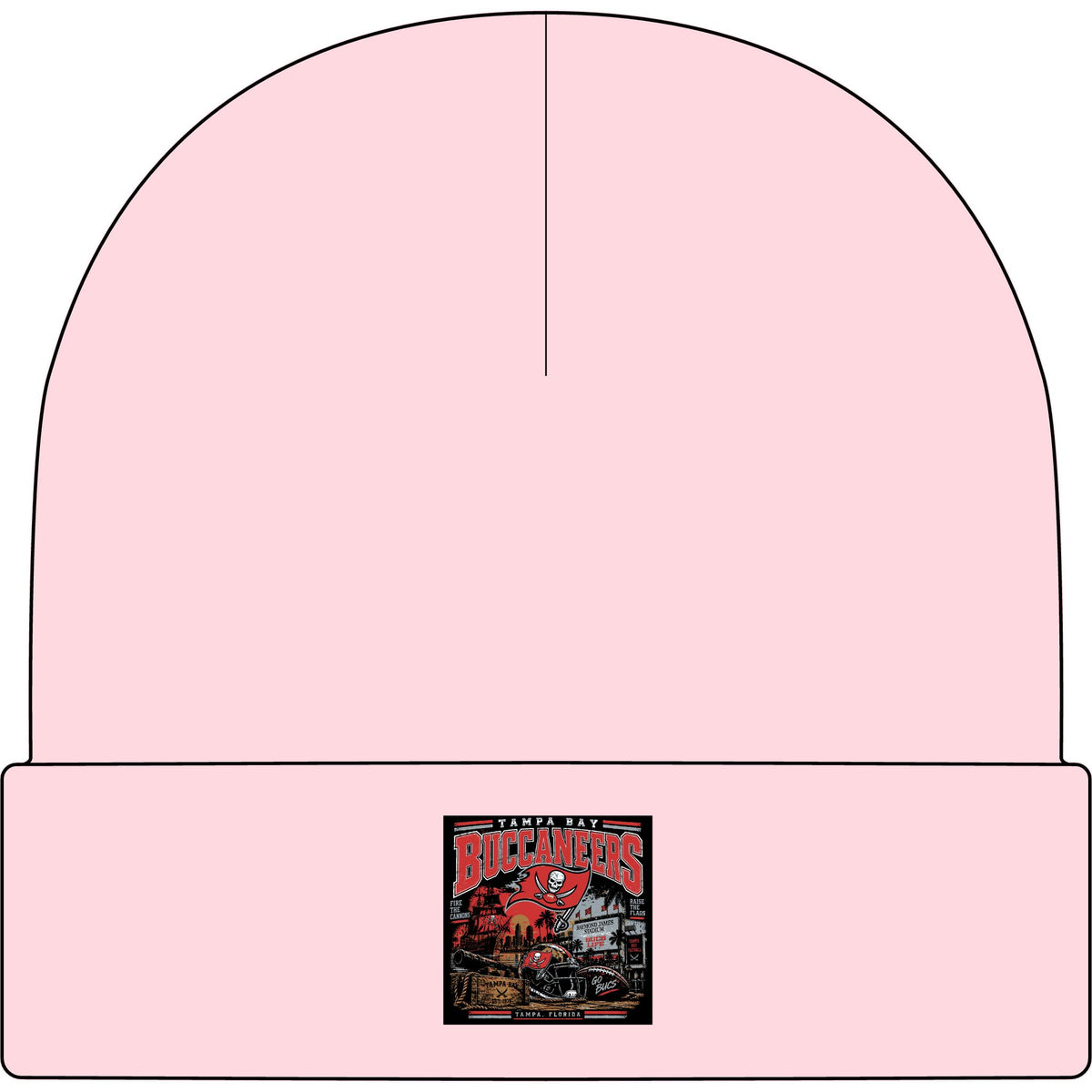 Tampa Bay Buccaneers Pirate Heritage - AS Colour 1107 Cuff Beanie