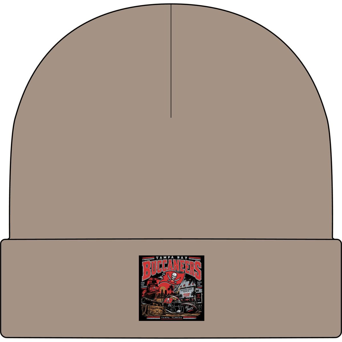 Tampa Bay Buccaneers Pirate Heritage - AS Colour 1107 Cuff Beanie