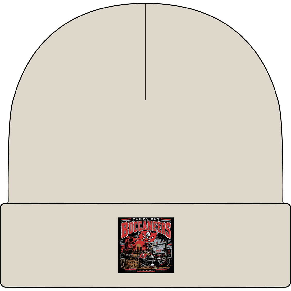 Tampa Bay Buccaneers Pirate Heritage - AS Colour 1107 Cuff Beanie