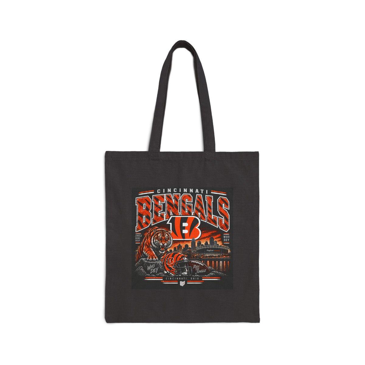 Cincinnati Bengals Jungle Reign - Canvas Tote