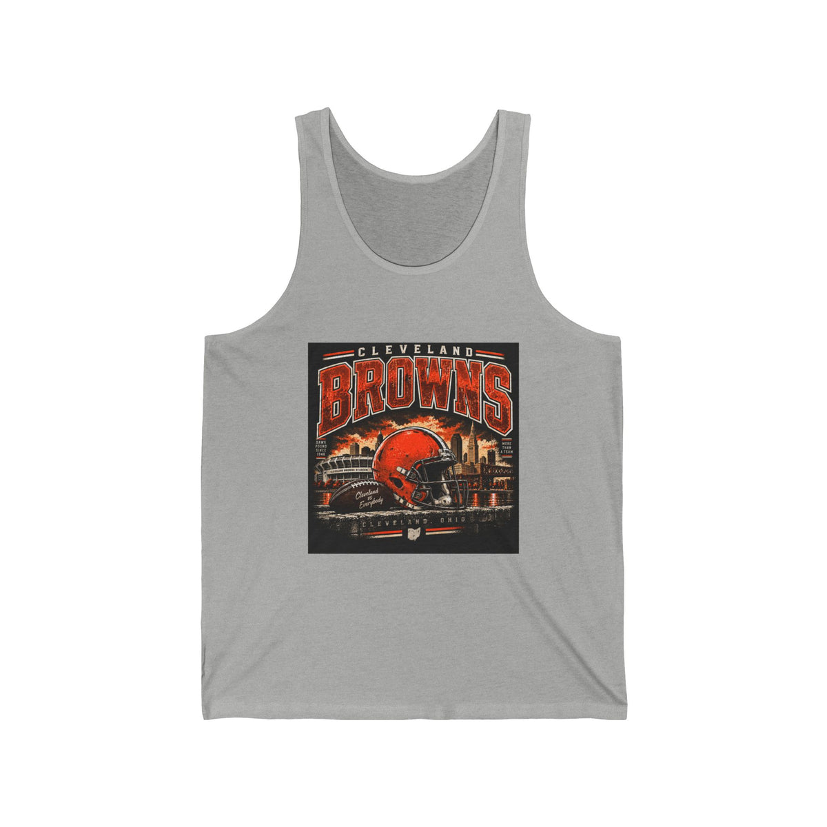 Cleveland Browns Skyline - Athletic Tank