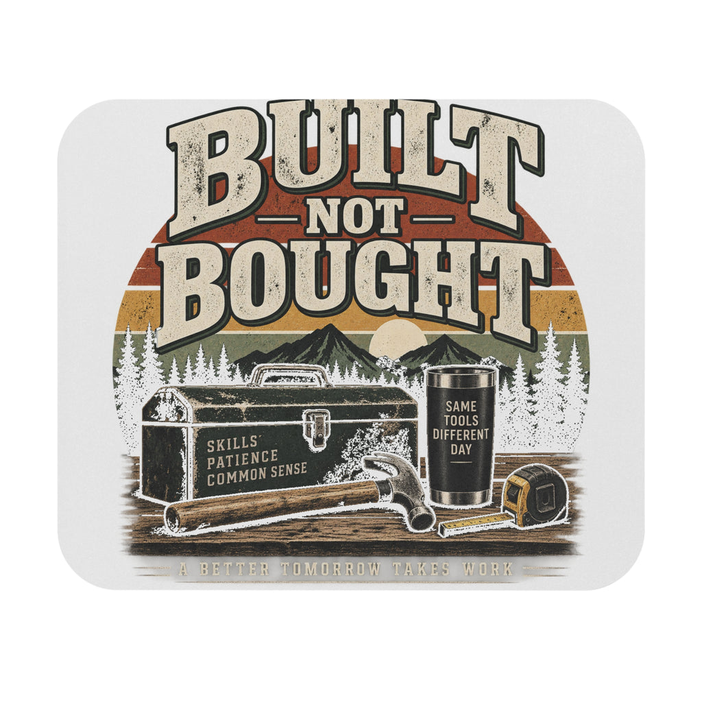 Built Not Bought - Mouse Pad