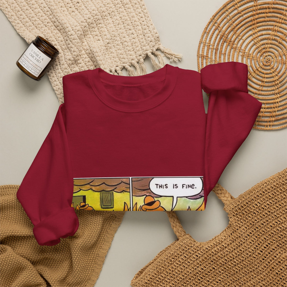 This Is Fine - Crewneck Sweatshirt
