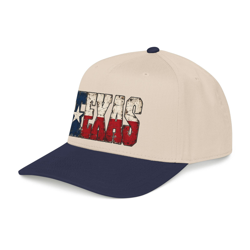 Texas Flag Block Letters - OTTO Baseball Hat