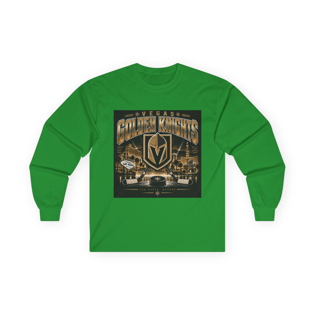 Golden Knights Vegas Nights - Unisex Ultra Cotton Long Sleeve Tee
