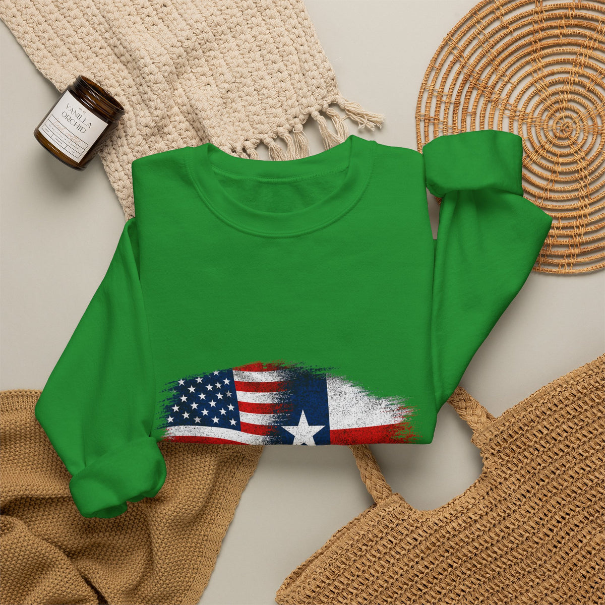 American by Birth, Texan by Choice - Crewneck Sweatshirt