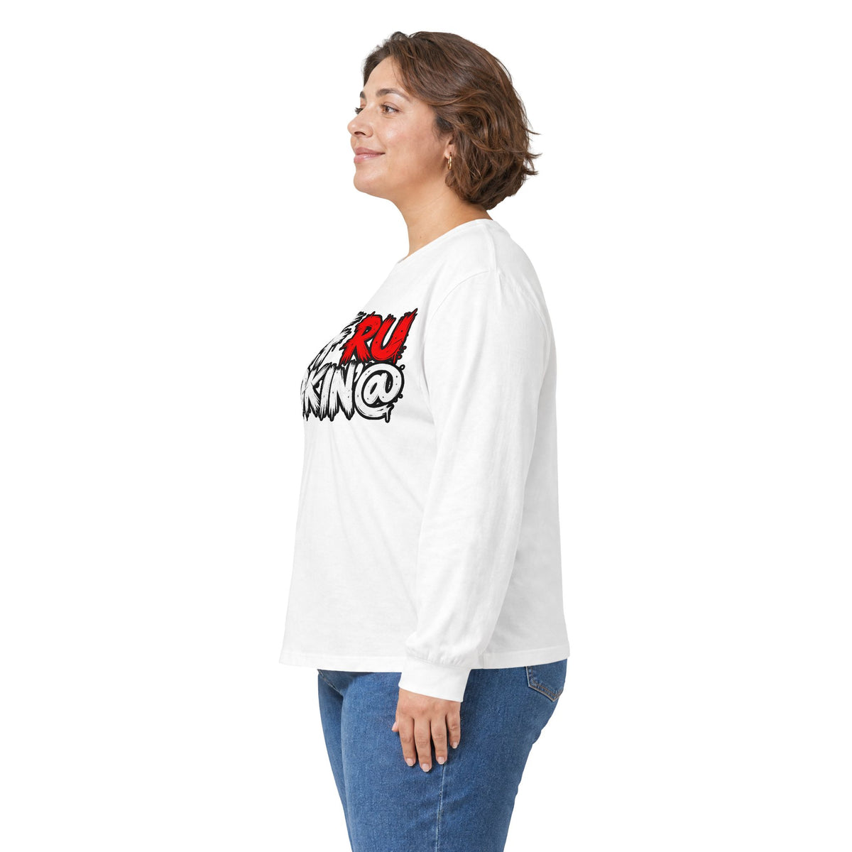 WTF RU LOOKIN AT - Unisex Ultra Cotton Long Sleeve Tee