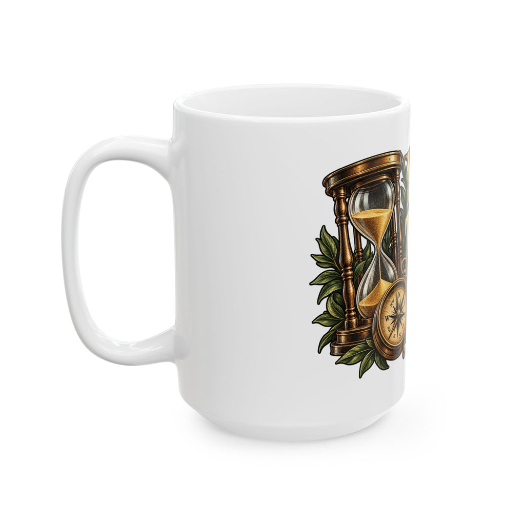 Yesterday Tomorrow Today - Transparent - Ceramic Mug 11oz and 15oz