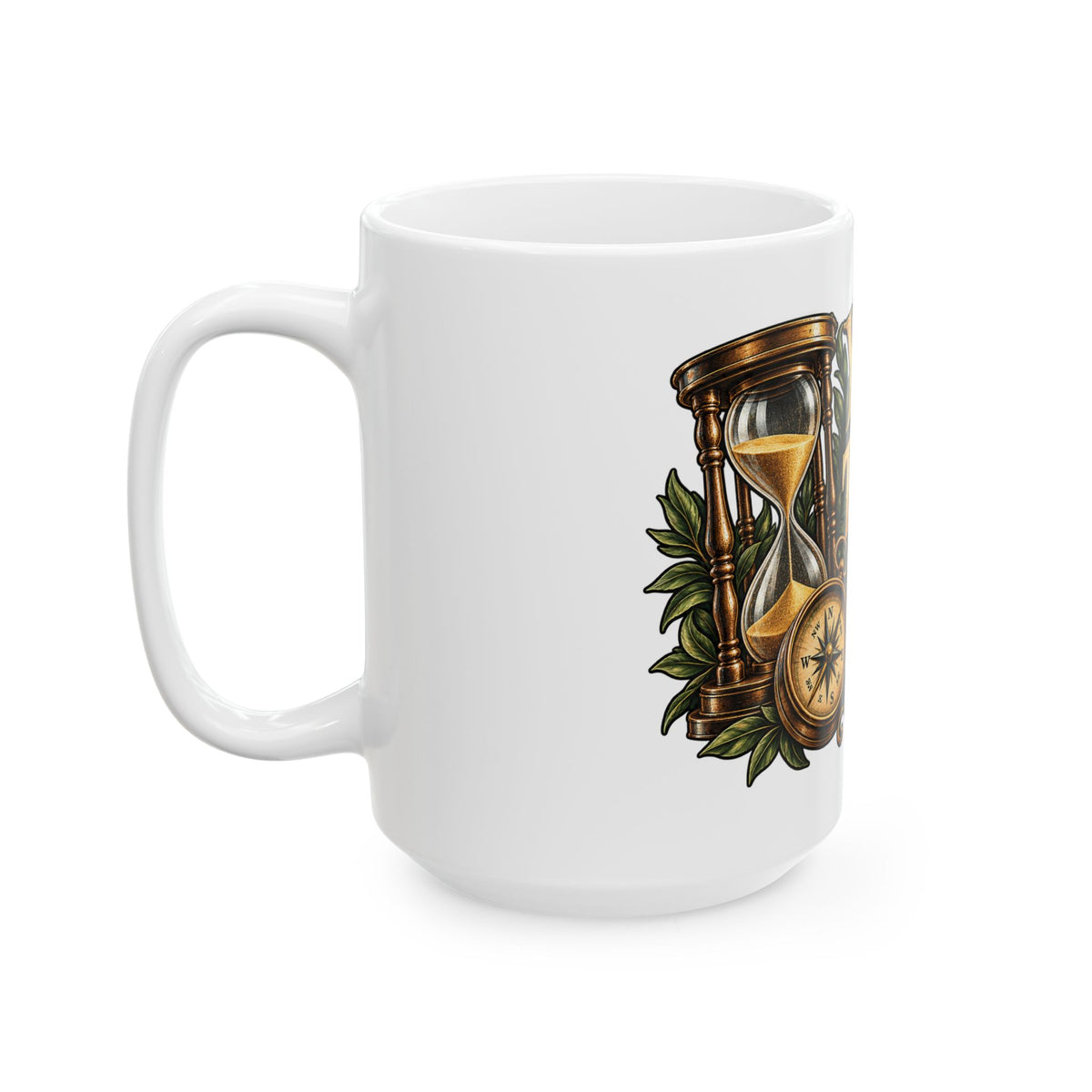 Yesterday Tomorrow Today - Transparent - Ceramic Mug 11oz and 15oz