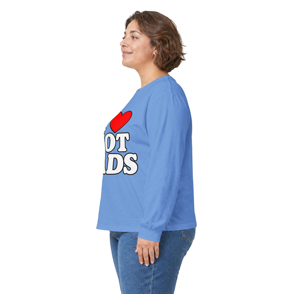 I Love Hot Dads - Unisex Ultra Cotton Long Sleeve Tee