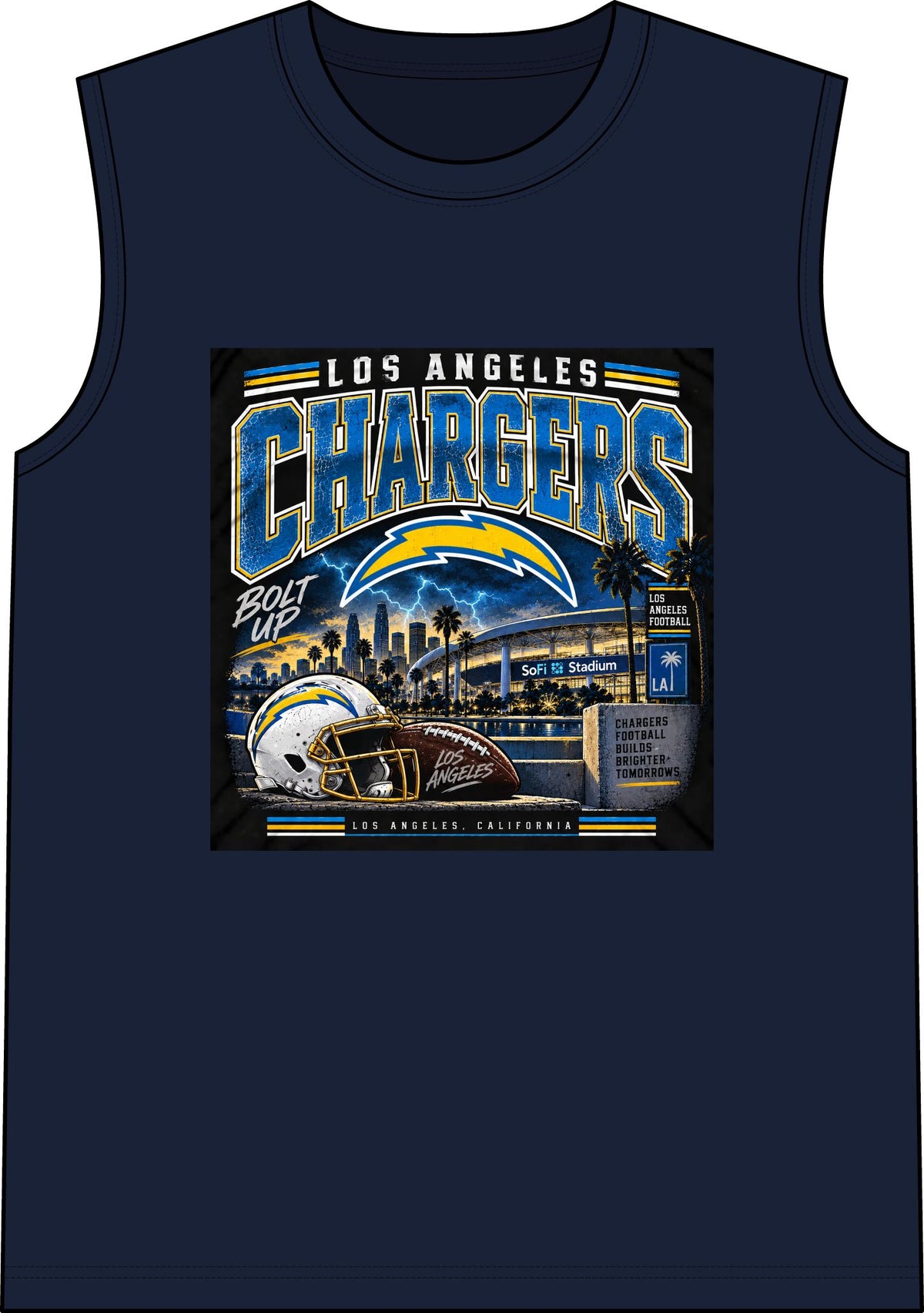 Los Angeles Chargers Bolt Up - Classic Tank