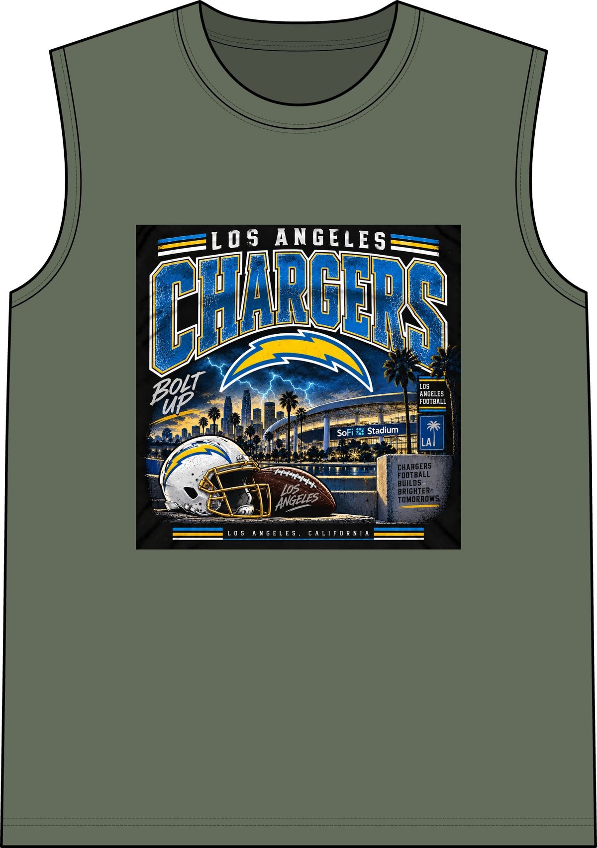 Los Angeles Chargers Bolt Up - Classic Tank
