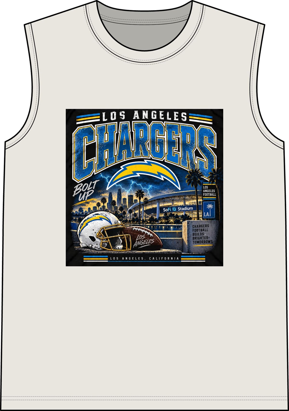 Los Angeles Chargers Bolt Up - Classic Tank