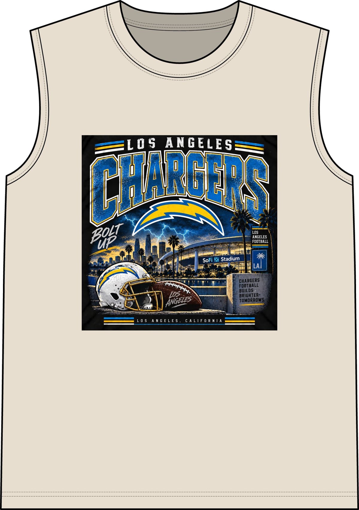 Los Angeles Chargers Bolt Up - Classic Tank