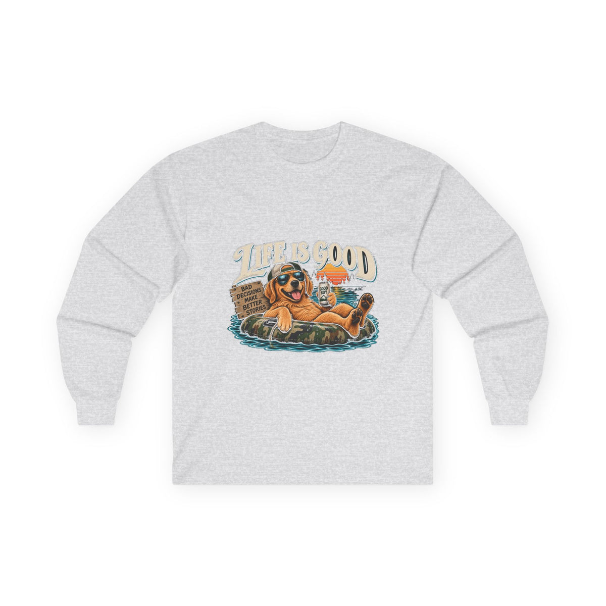 Life is Good Floatin' - Unisex Ultra Cotton Long Sleeve Tee
