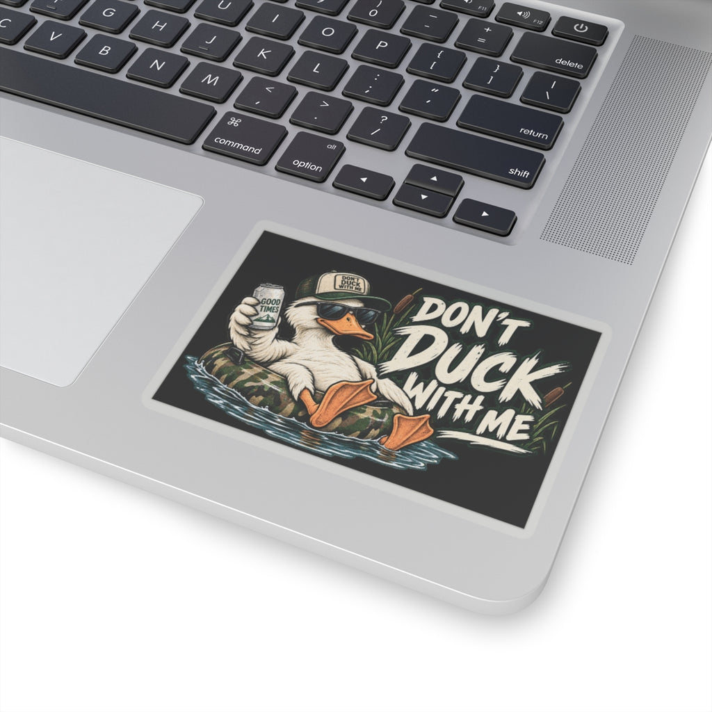 Duck With Me Camo - Kiss-Cut Sticker