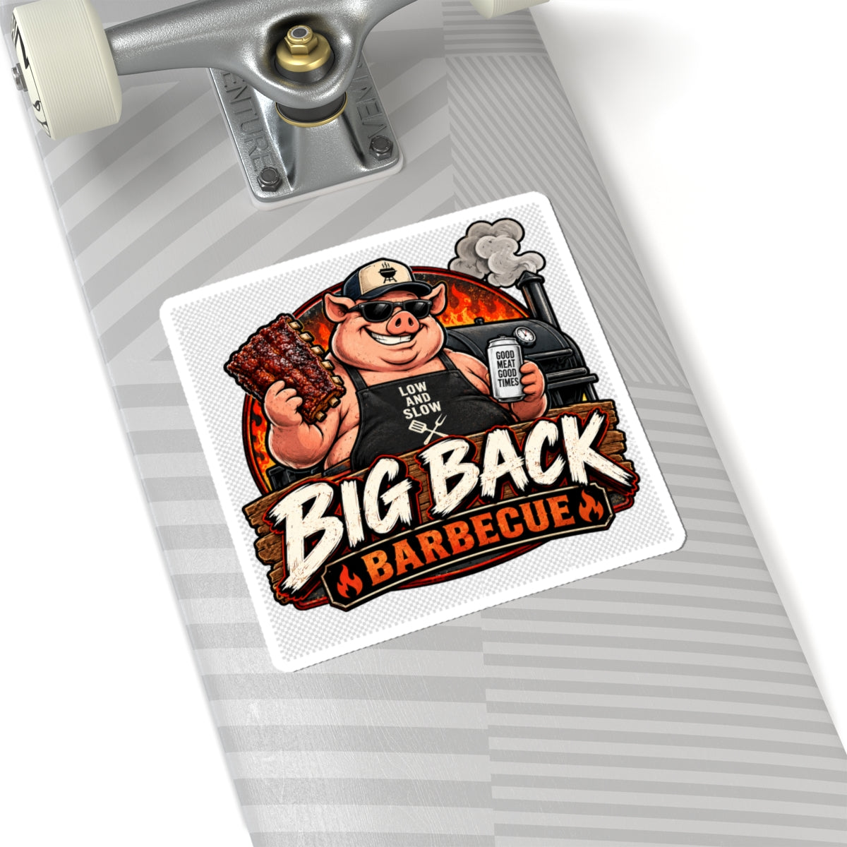 Big Back Barbecue - Kiss-Cut Sticker