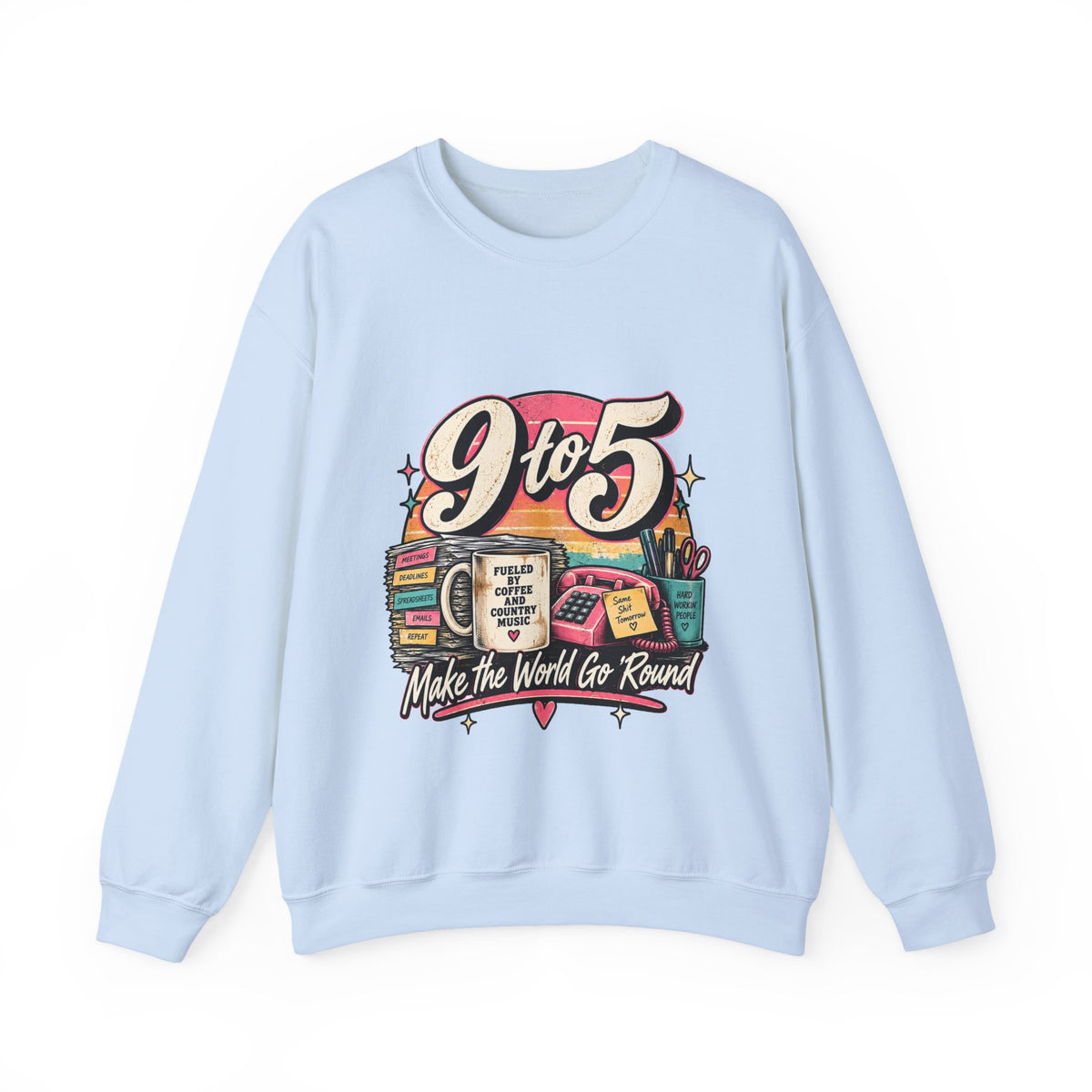 9to5 Make the World Go Round - Crewneck Sweatshirt