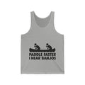 Paddle Faster Banjos - Athletic Tank